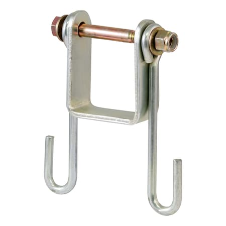 Curt Trailer Safety Chain Holder Bracket (2" Shank) 45806